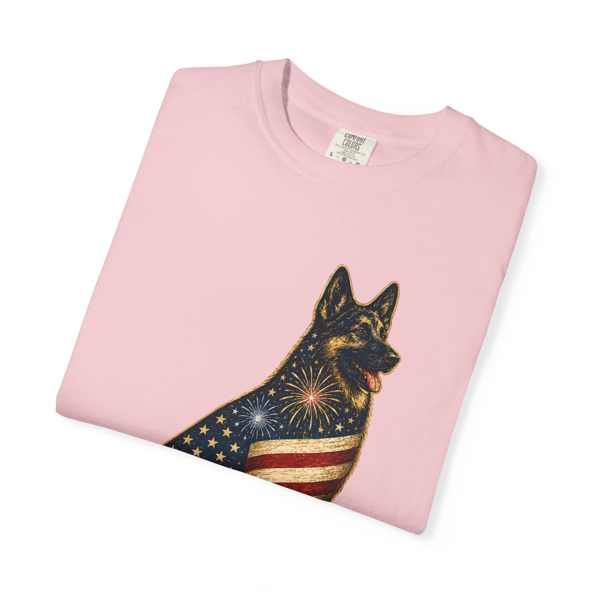 America's 250th German Shepherd T‑Shirt — 1776–2026 Patriotic Dog Tee