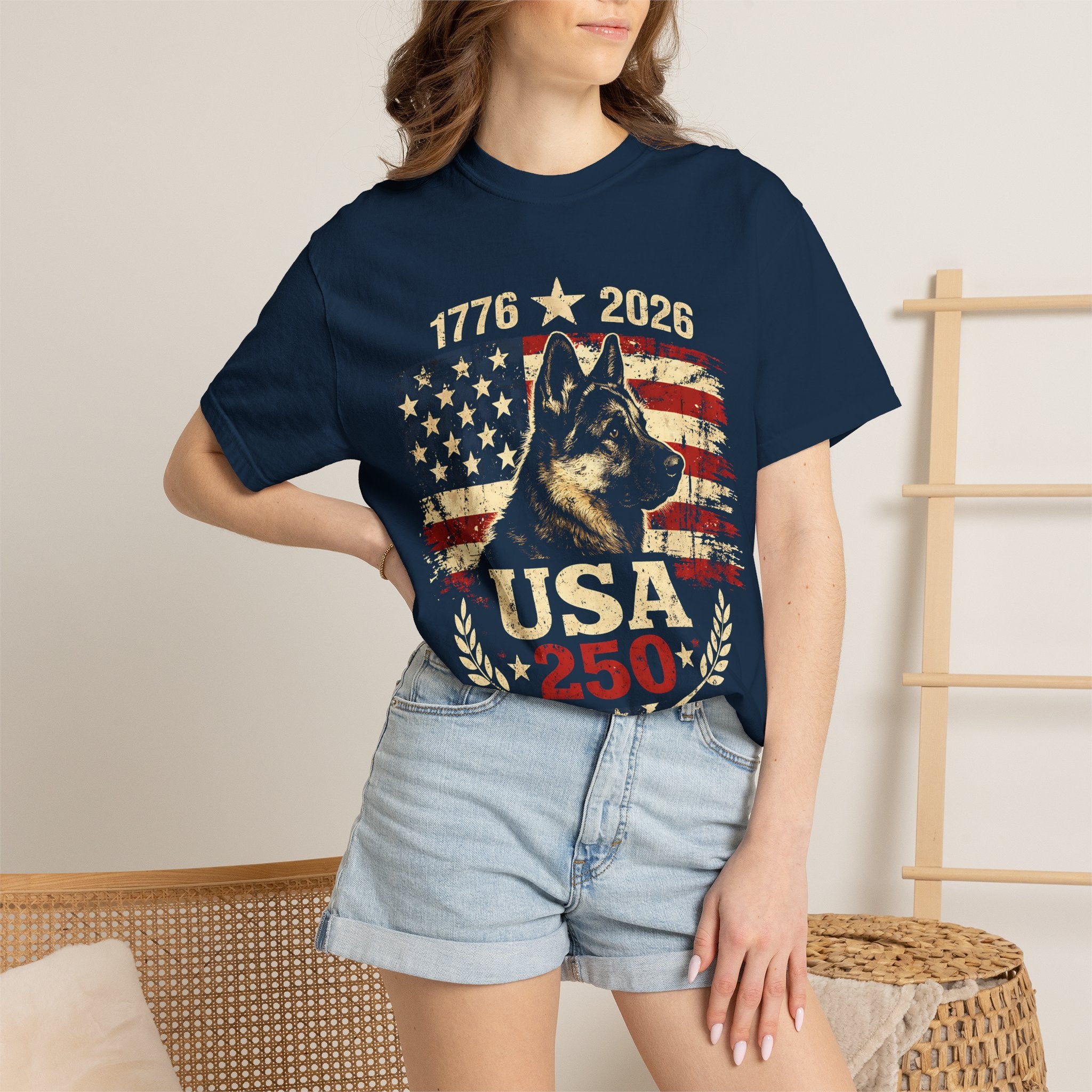 USA 250 German Shepherd T-Shirt