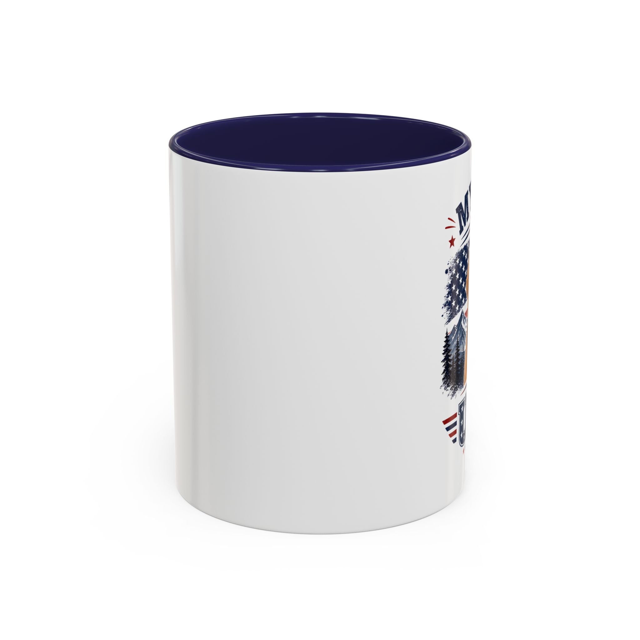 My Dog Loves the USA Accent Coffee Mug — Patriotic Dog Lover Gift