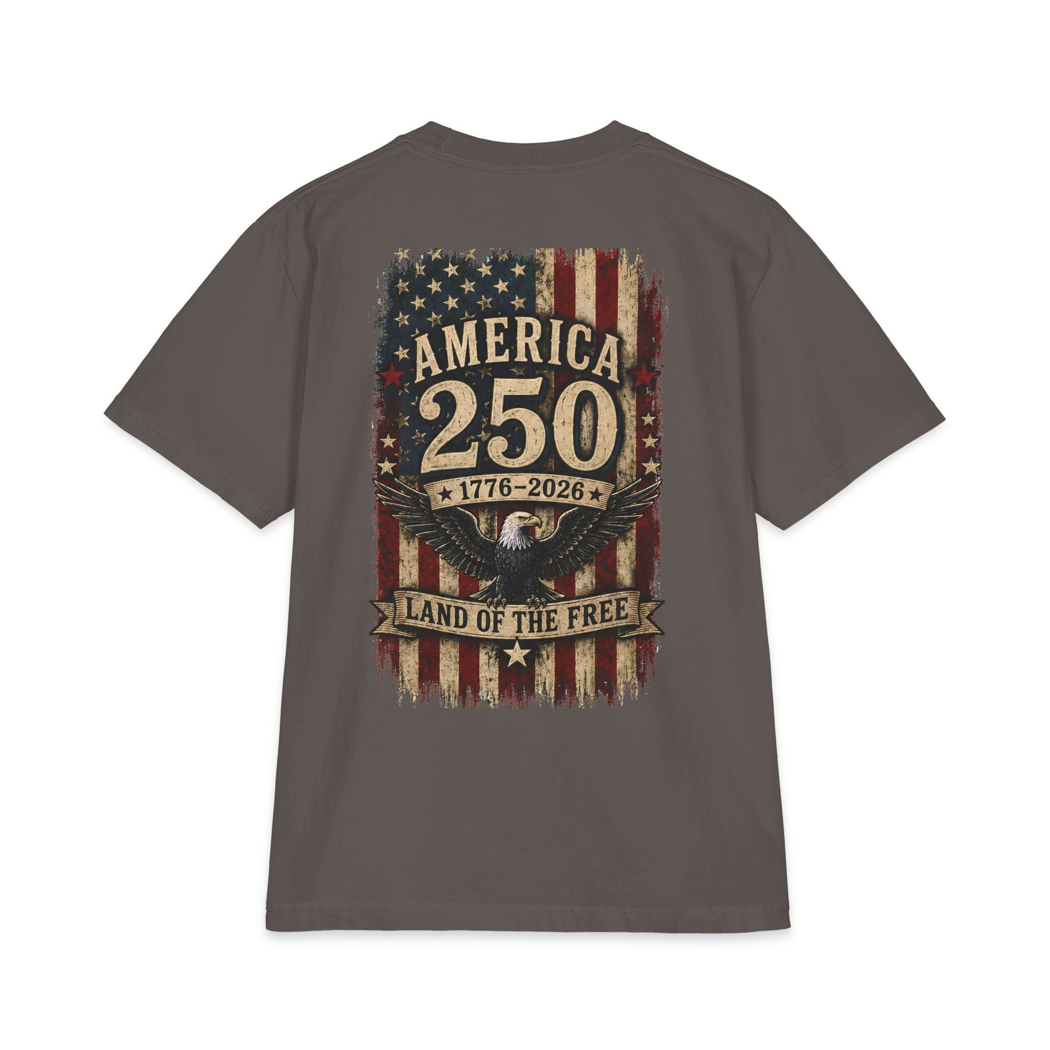 America 250 T-Shirt - 1776-2026 Land of the Free Patriotic Tee
