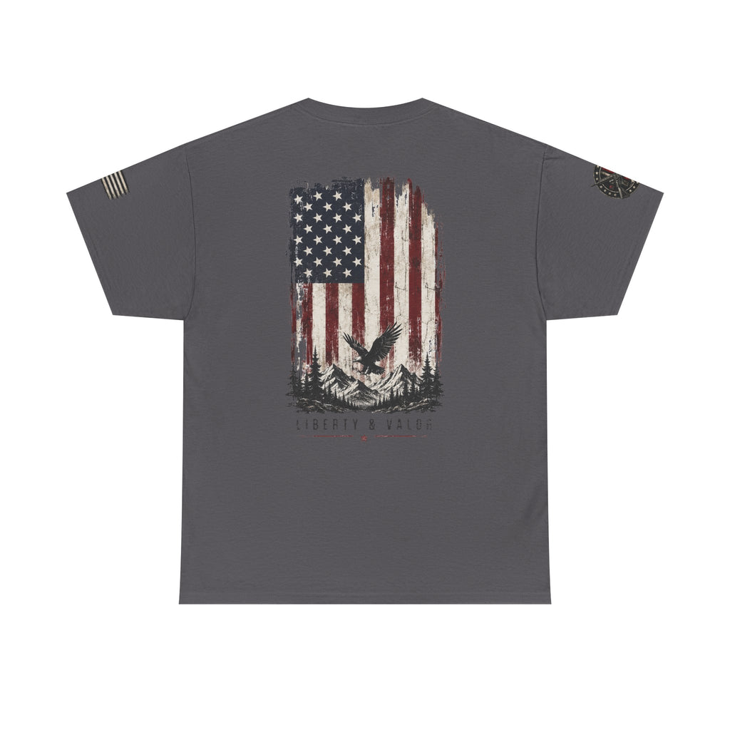 American Flag Eagle Tee — Patriotic Vintage USA Graphic T‑Shirt