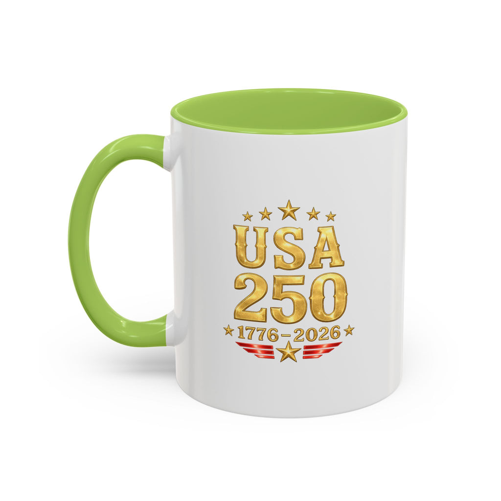 Patriotic Black Cat Accent Coffee Mug (11/15oz)