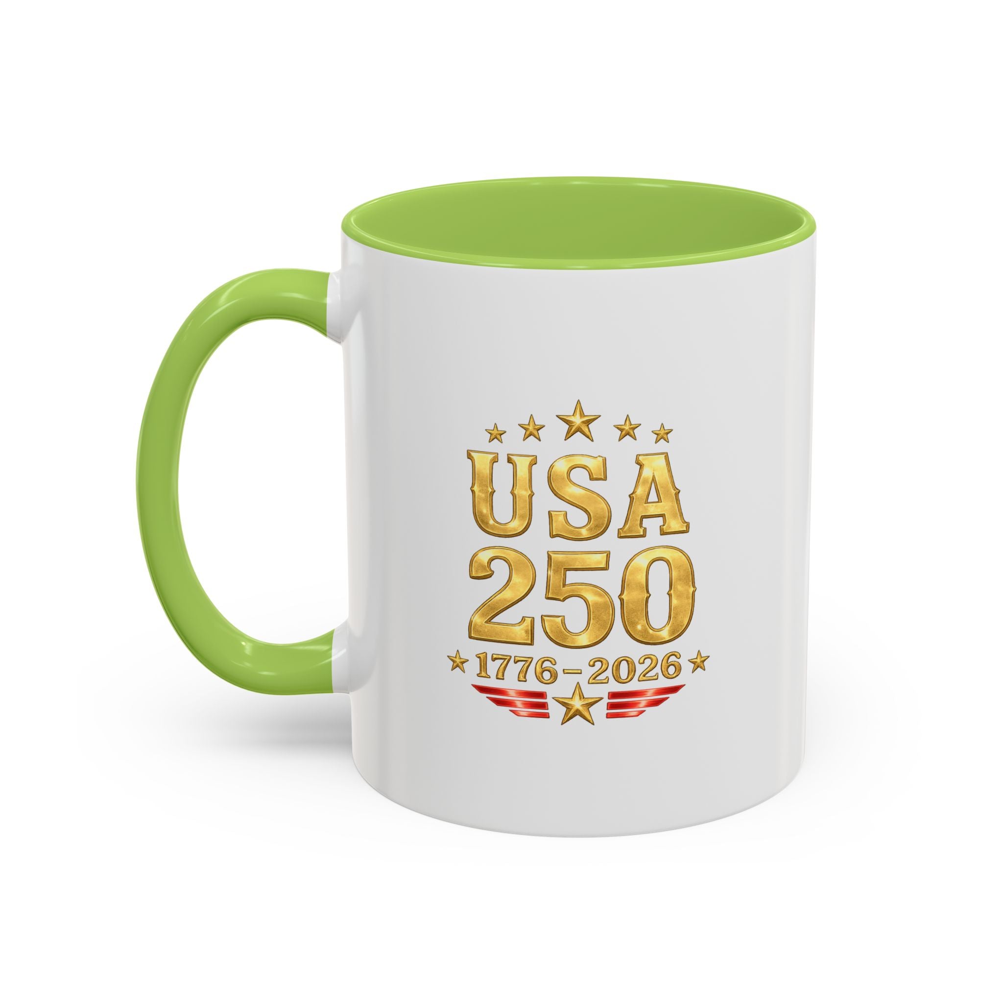 Patriotic Black Cat Accent Coffee Mug (11/15oz)