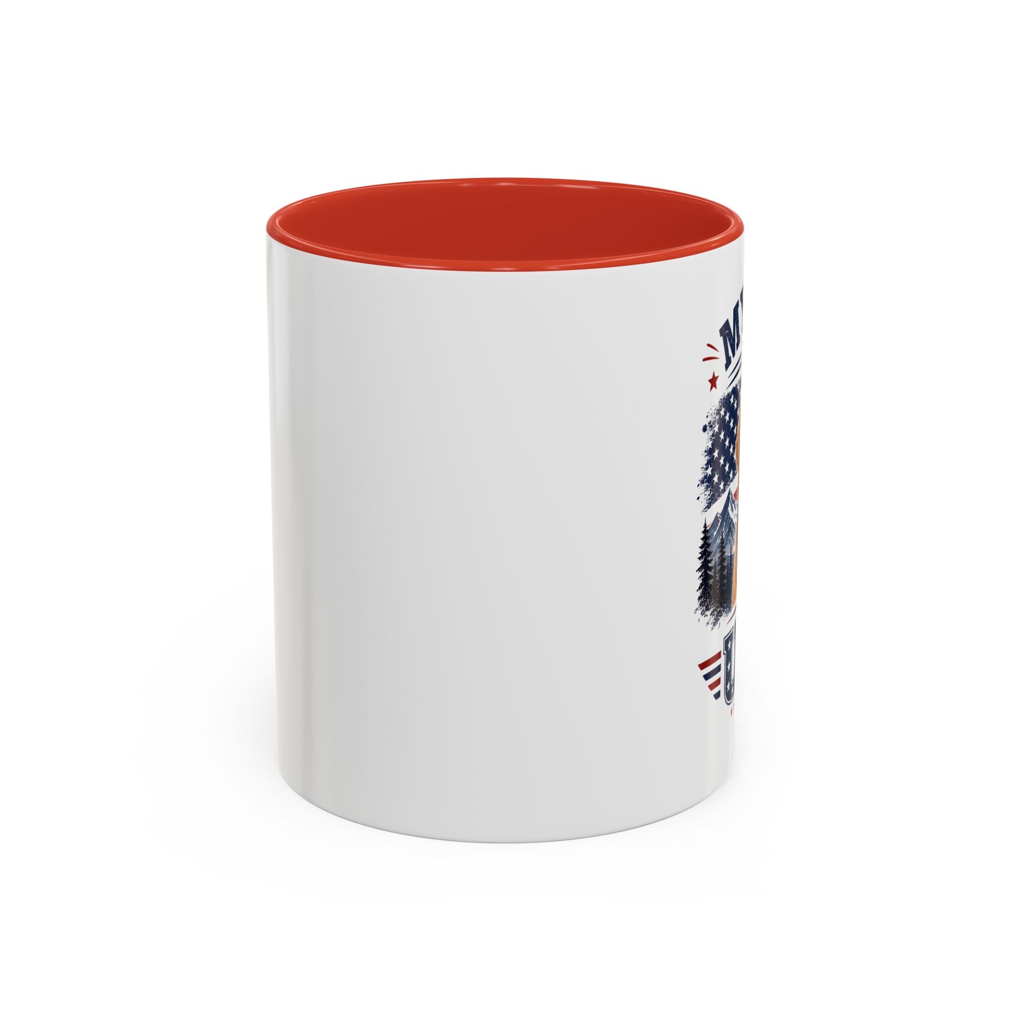 My Dog Loves the USA Accent Coffee Mug — Patriotic Dog Lover Gift