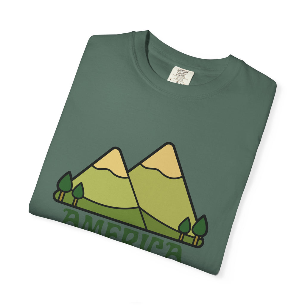 America Mountain Graphic T-Shirt