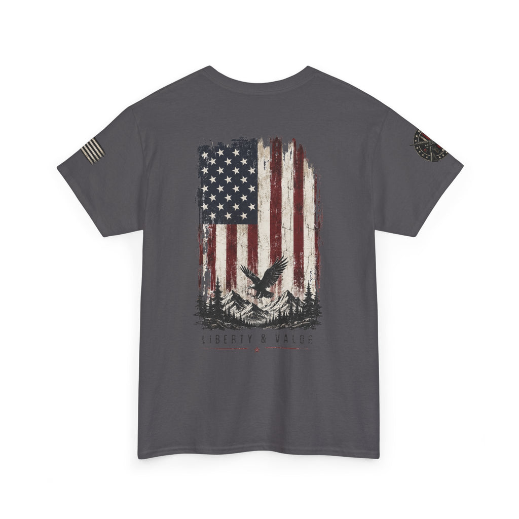 American Flag Eagle Tee — Patriotic Vintage USA Graphic T‑Shirt