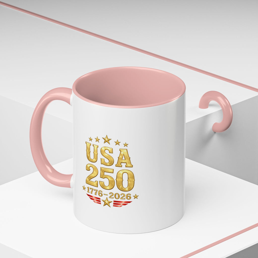 Patriotic Black Cat Accent Coffee Mug (11/15oz)