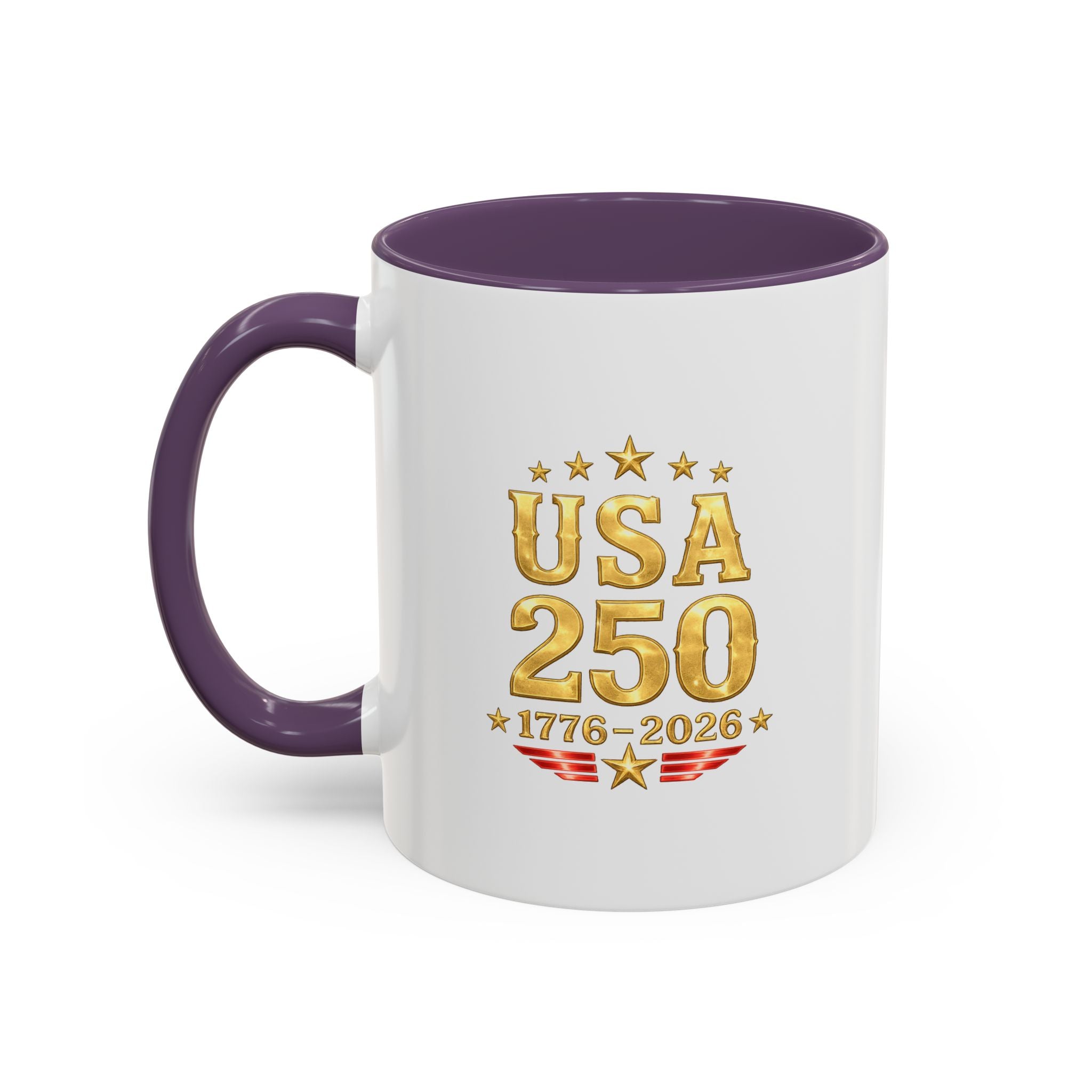Patriotic Black Cat Accent Coffee Mug (11/15oz)