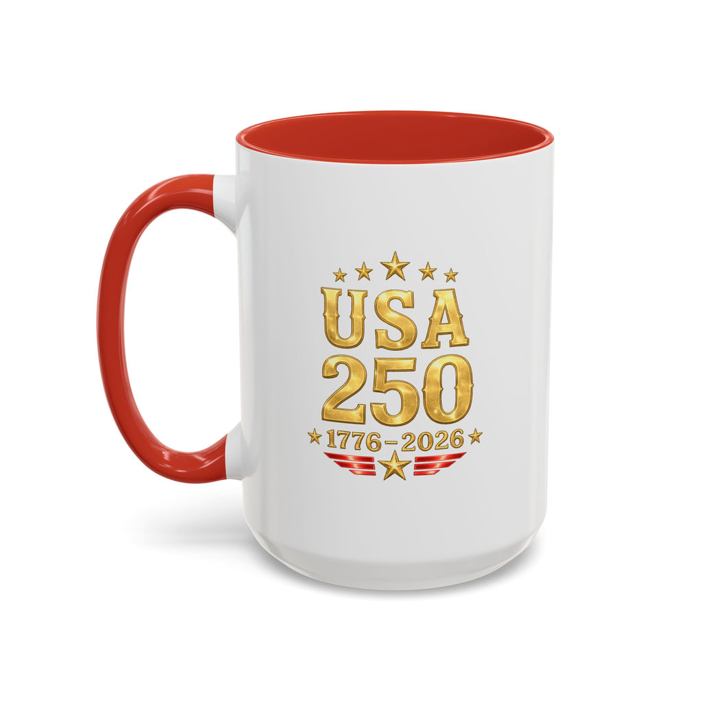 Patriotic Black Cat Accent Coffee Mug (11/15oz)