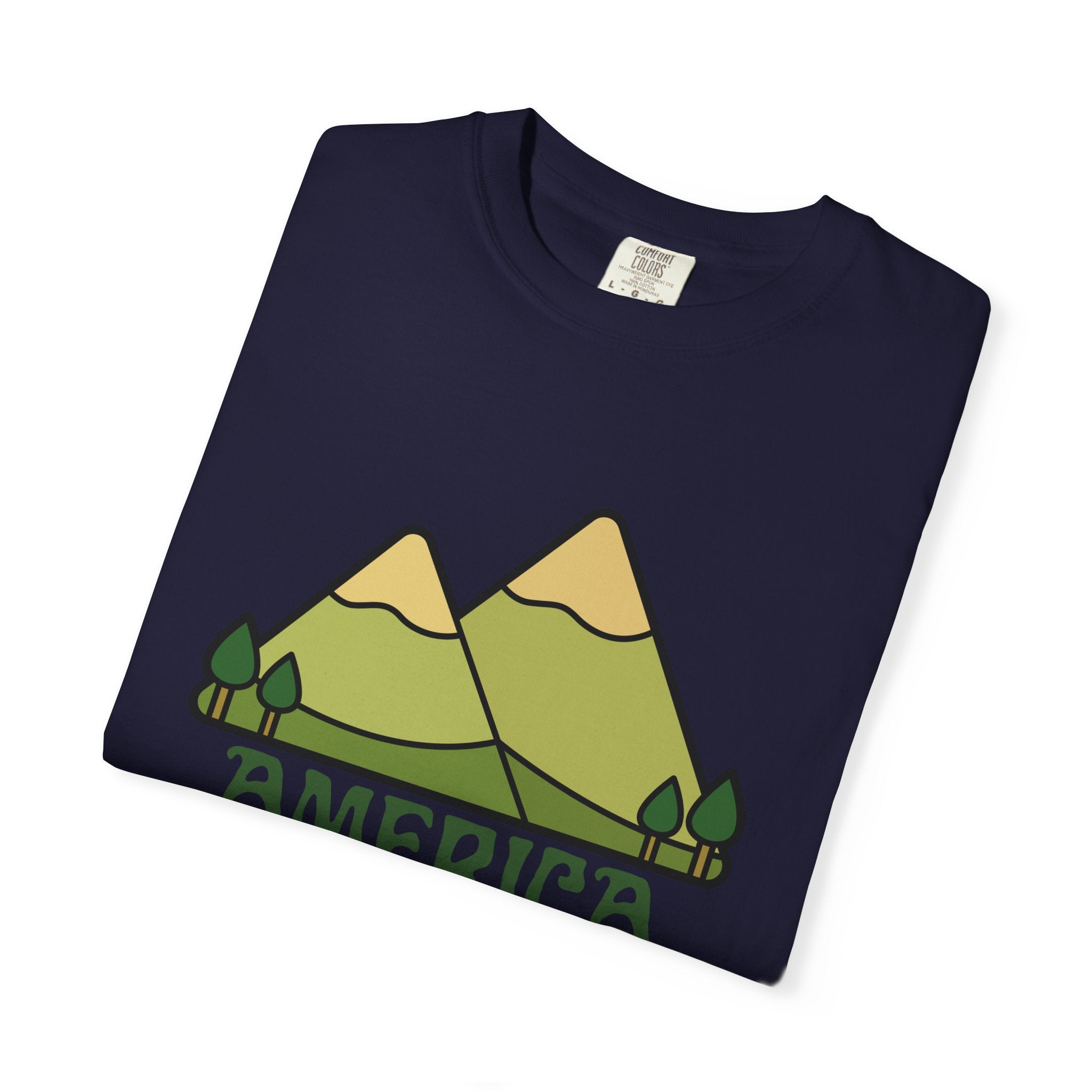 America Mountain Graphic T-Shirt