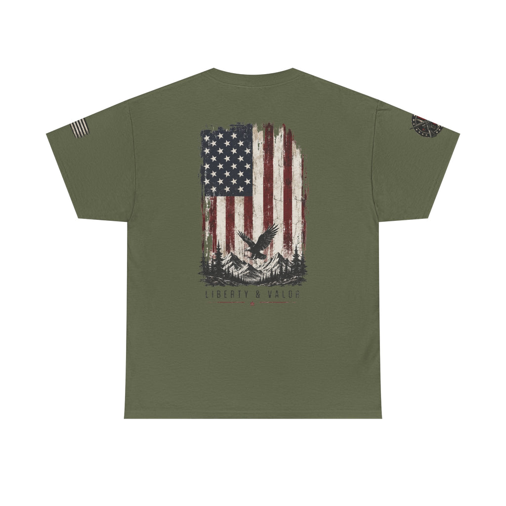 American Flag Eagle Tee — Patriotic Vintage USA Graphic T‑Shirt