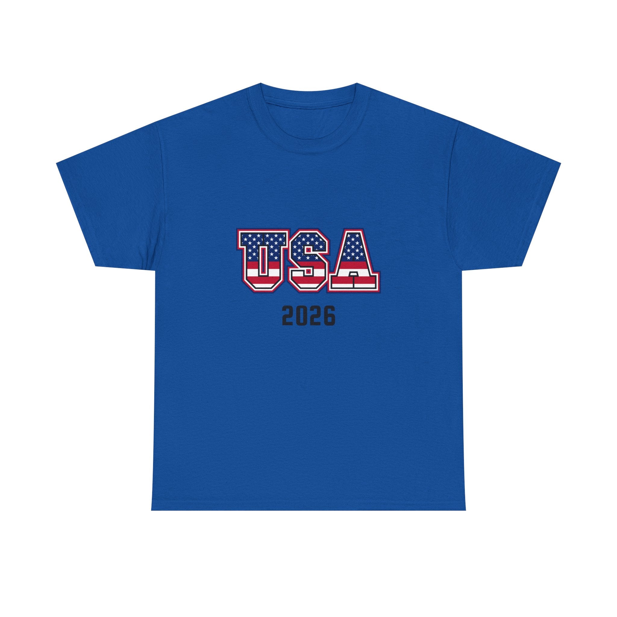 USA 2026 Tee — Patriotic American Flag Graphic T-Shirt