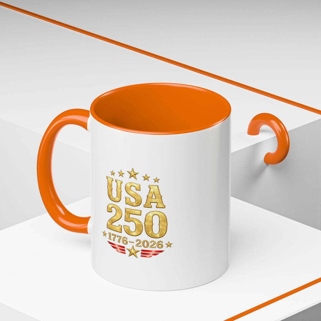 Patriotic Black Cat Accent Coffee Mug (11/15oz)