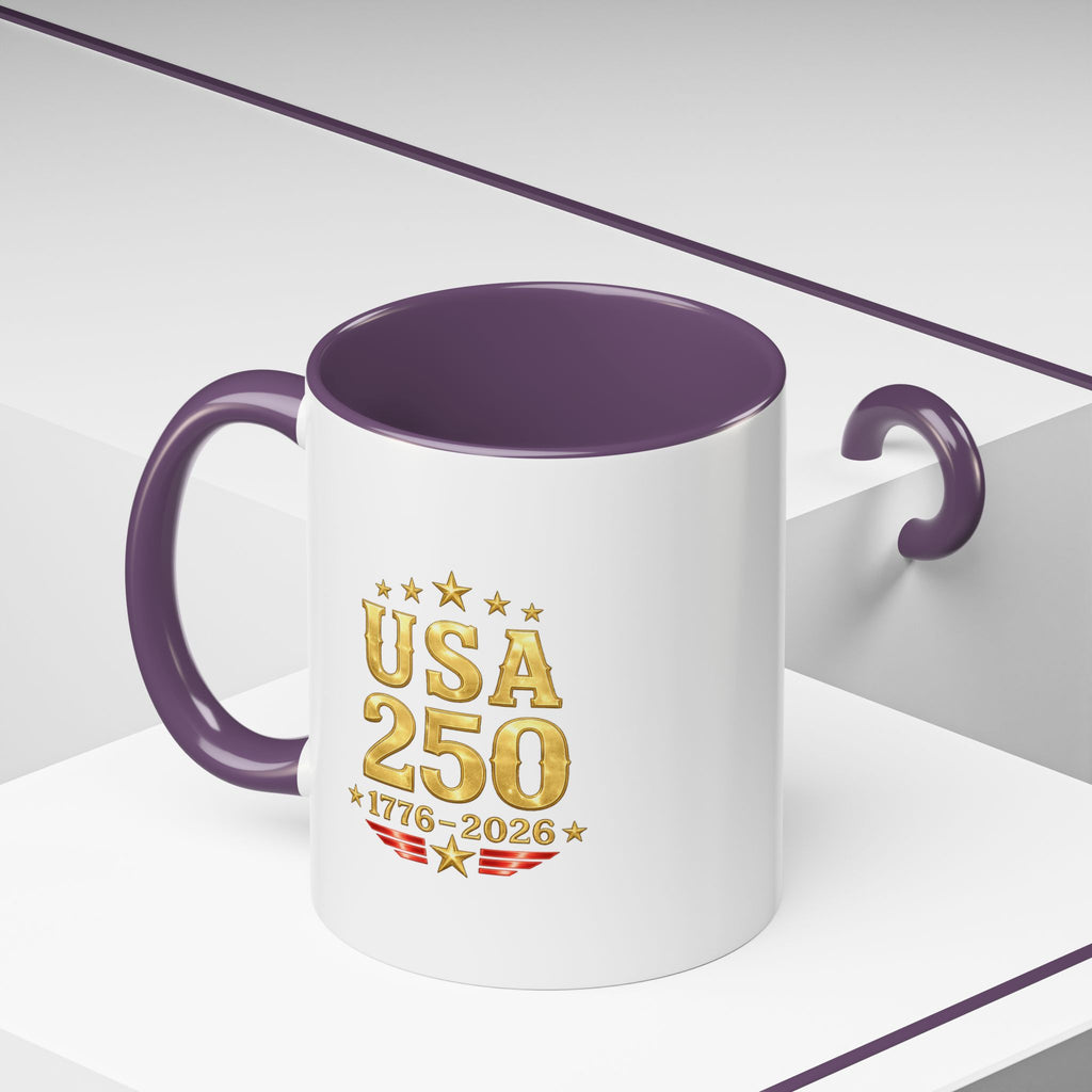 Patriotic Black Cat Accent Coffee Mug (11/15oz)