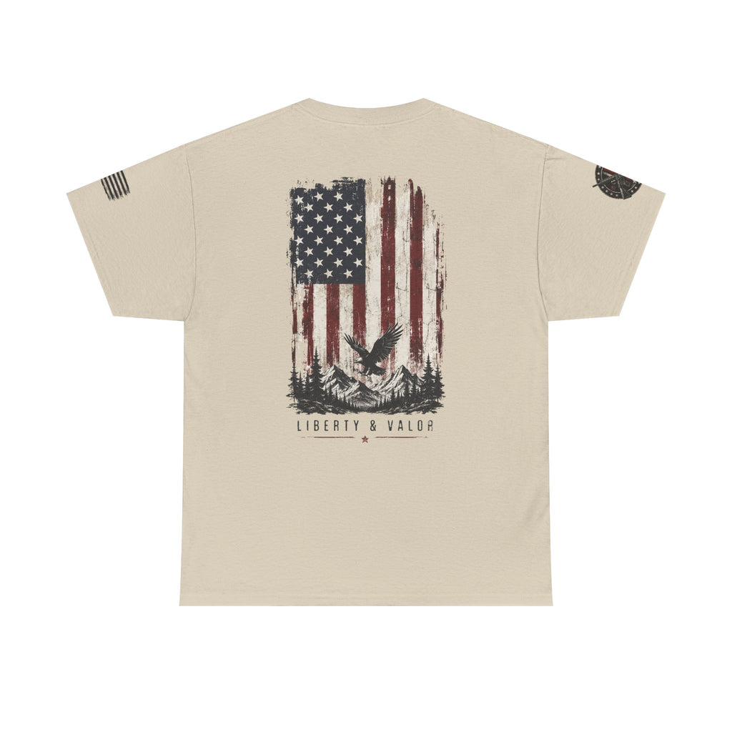 American Flag Eagle Tee — Patriotic Vintage USA Graphic T‑Shirt