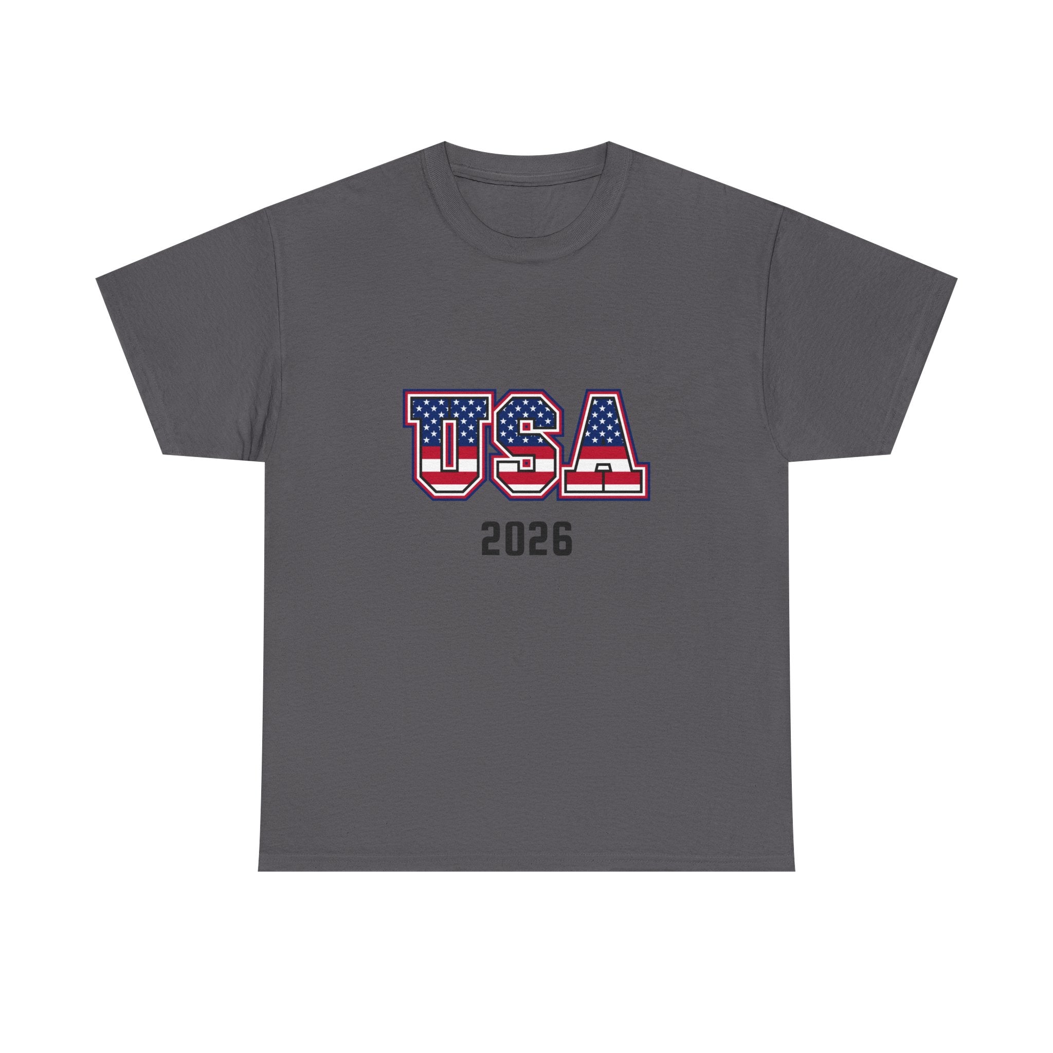 USA 2026 Tee — Patriotic American Flag Graphic T-Shirt