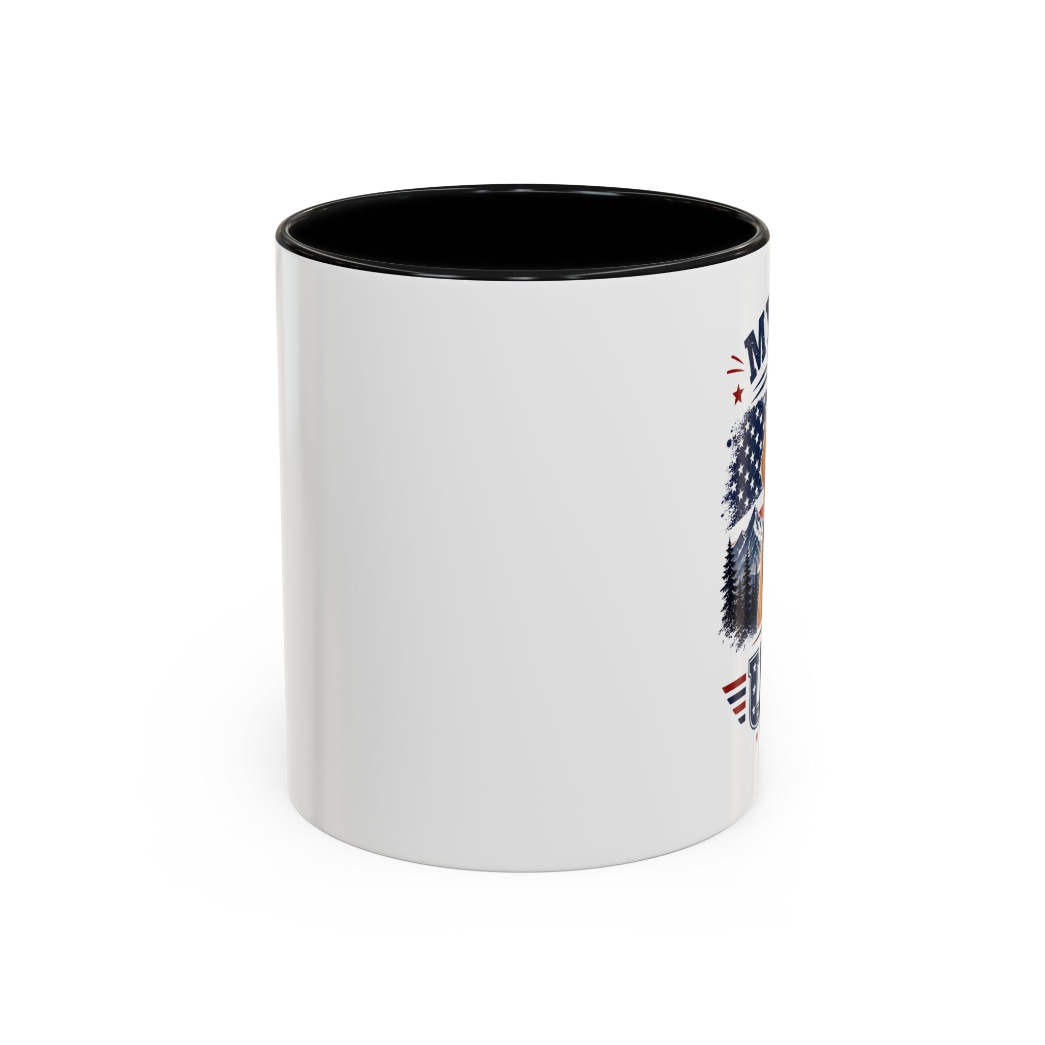 My Dog Loves the USA Accent Coffee Mug — Patriotic Dog Lover Gift