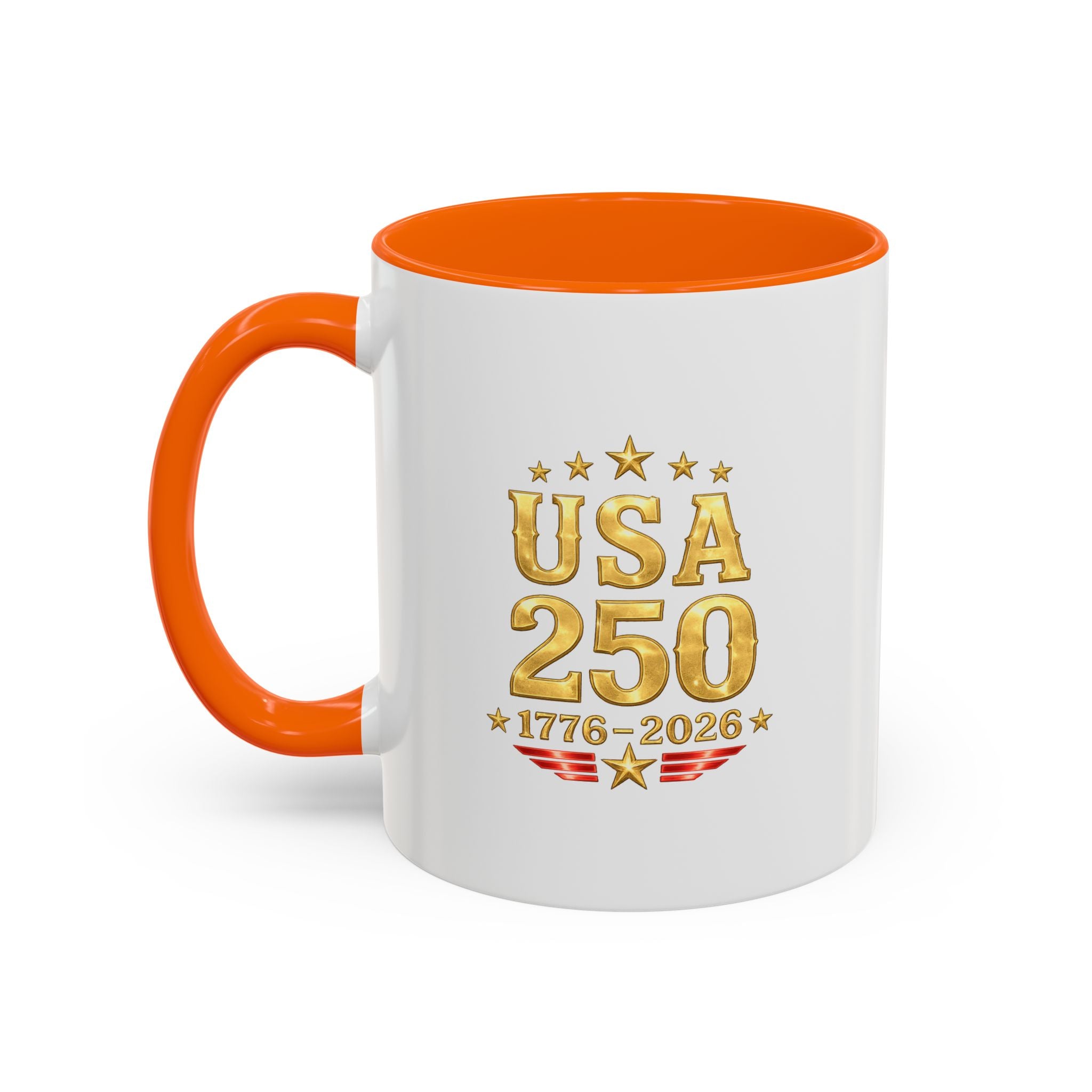 Patriotic Black Cat Accent Coffee Mug (11/15oz)
