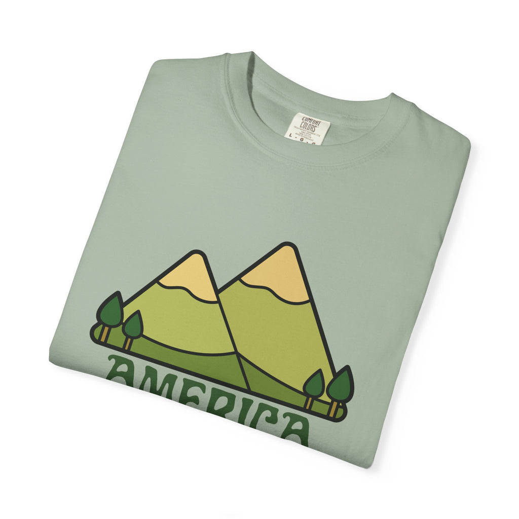 America Mountain Graphic T-Shirt