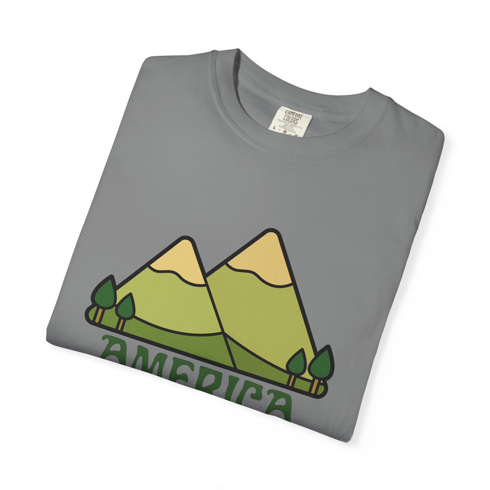 America Mountain Graphic T-Shirt
