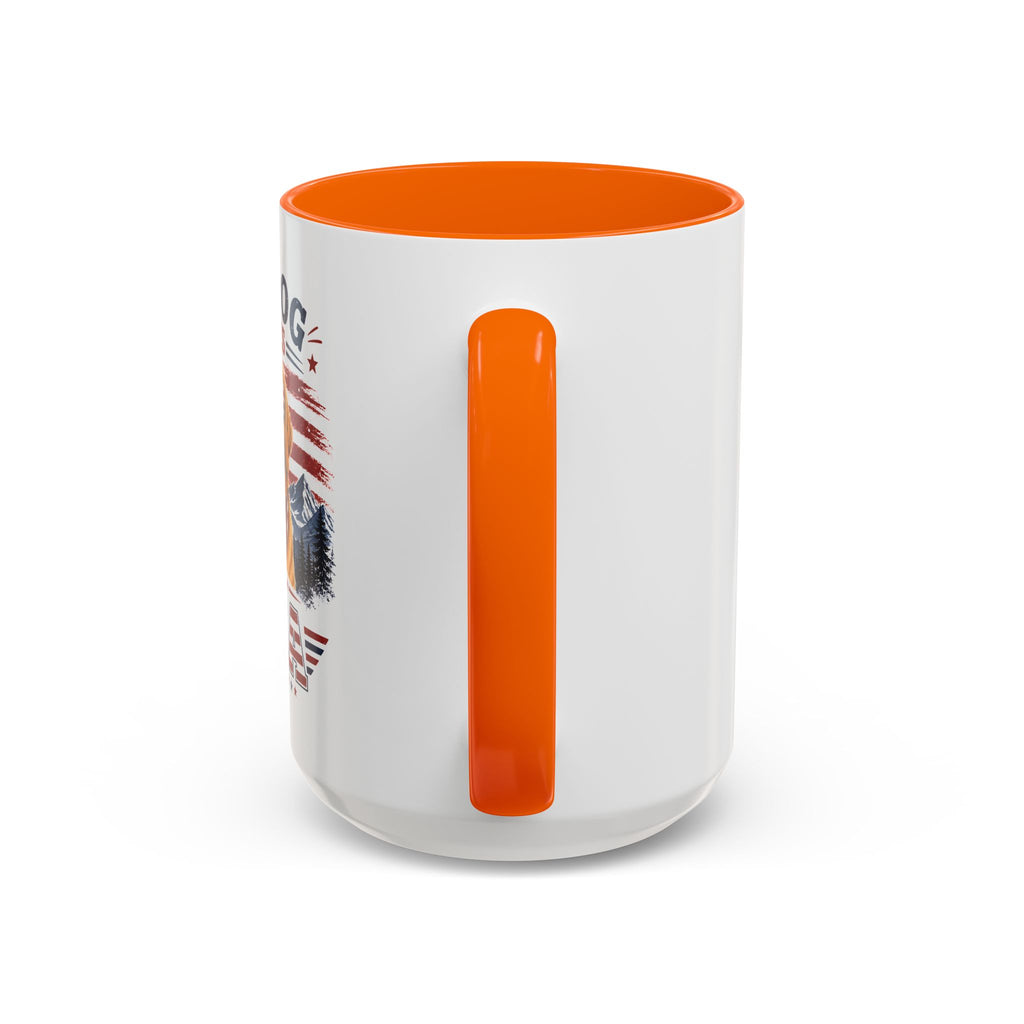 My Dog Loves the USA Accent Coffee Mug — Patriotic Dog Lover Gift