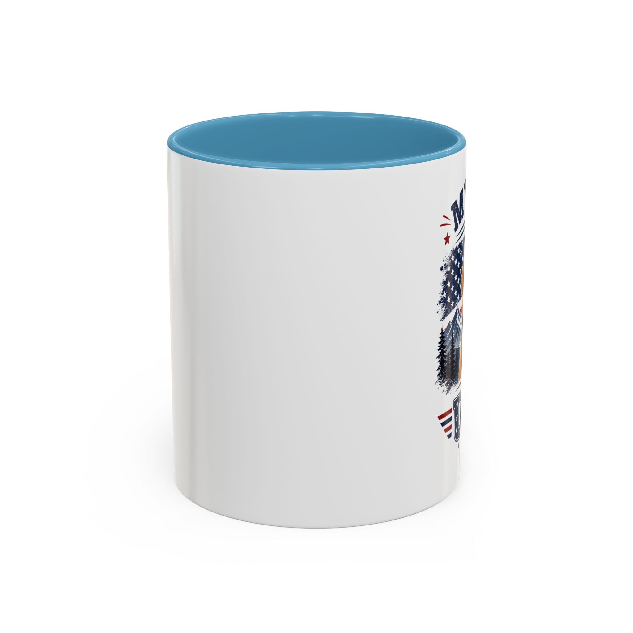 My Dog Loves the USA Accent Coffee Mug — Patriotic Dog Lover Gift