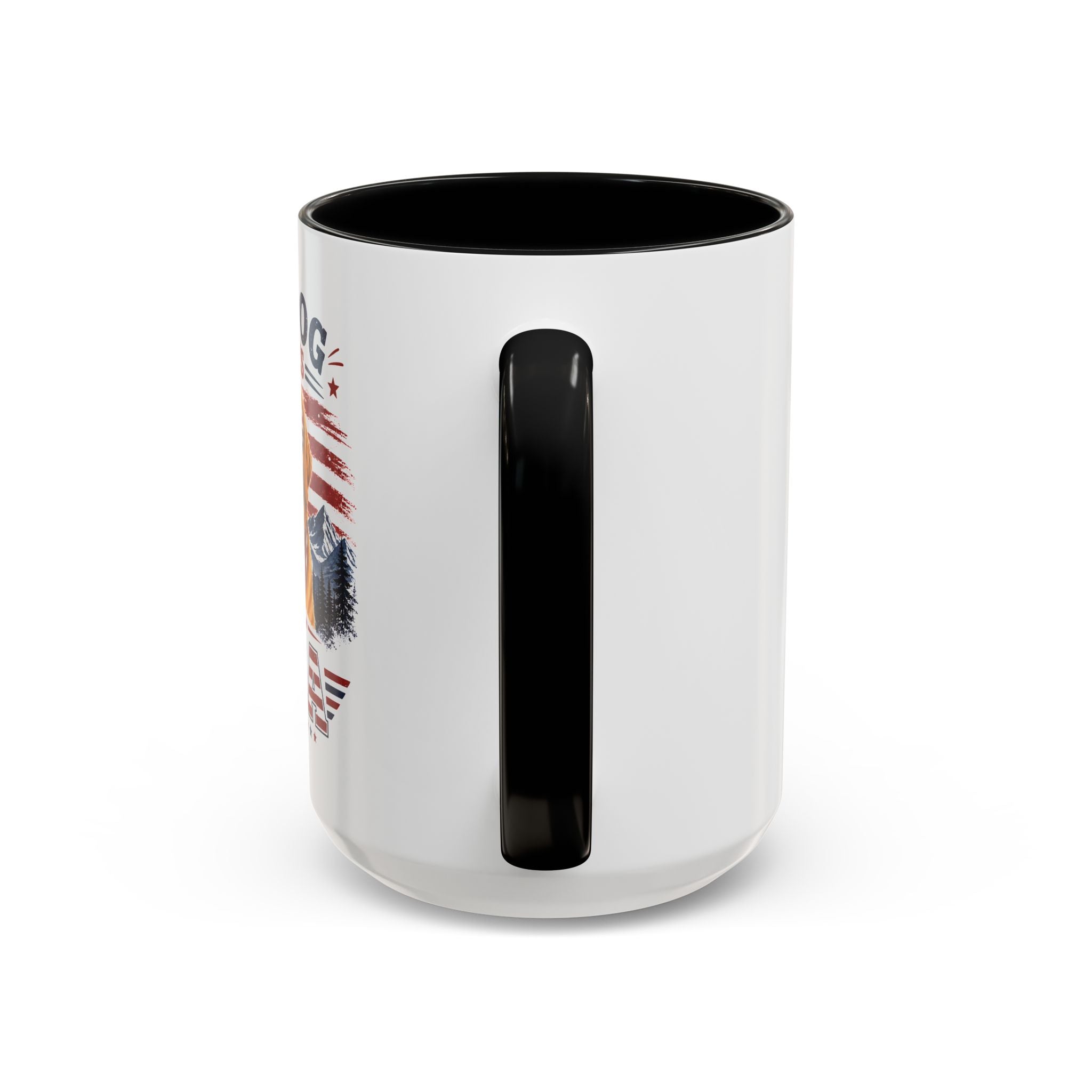 My Dog Loves the USA Accent Coffee Mug — Patriotic Dog Lover Gift
