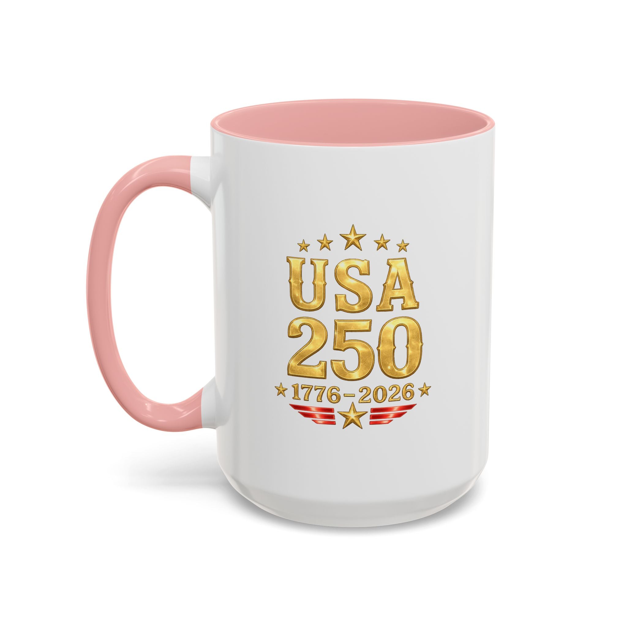 Patriotic Black Cat Accent Coffee Mug (11/15oz)
