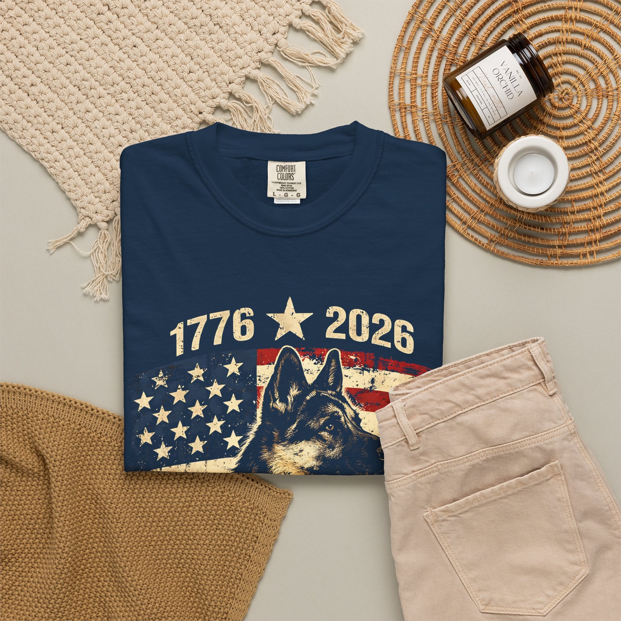 USA 250 German Shepherd T-Shirt