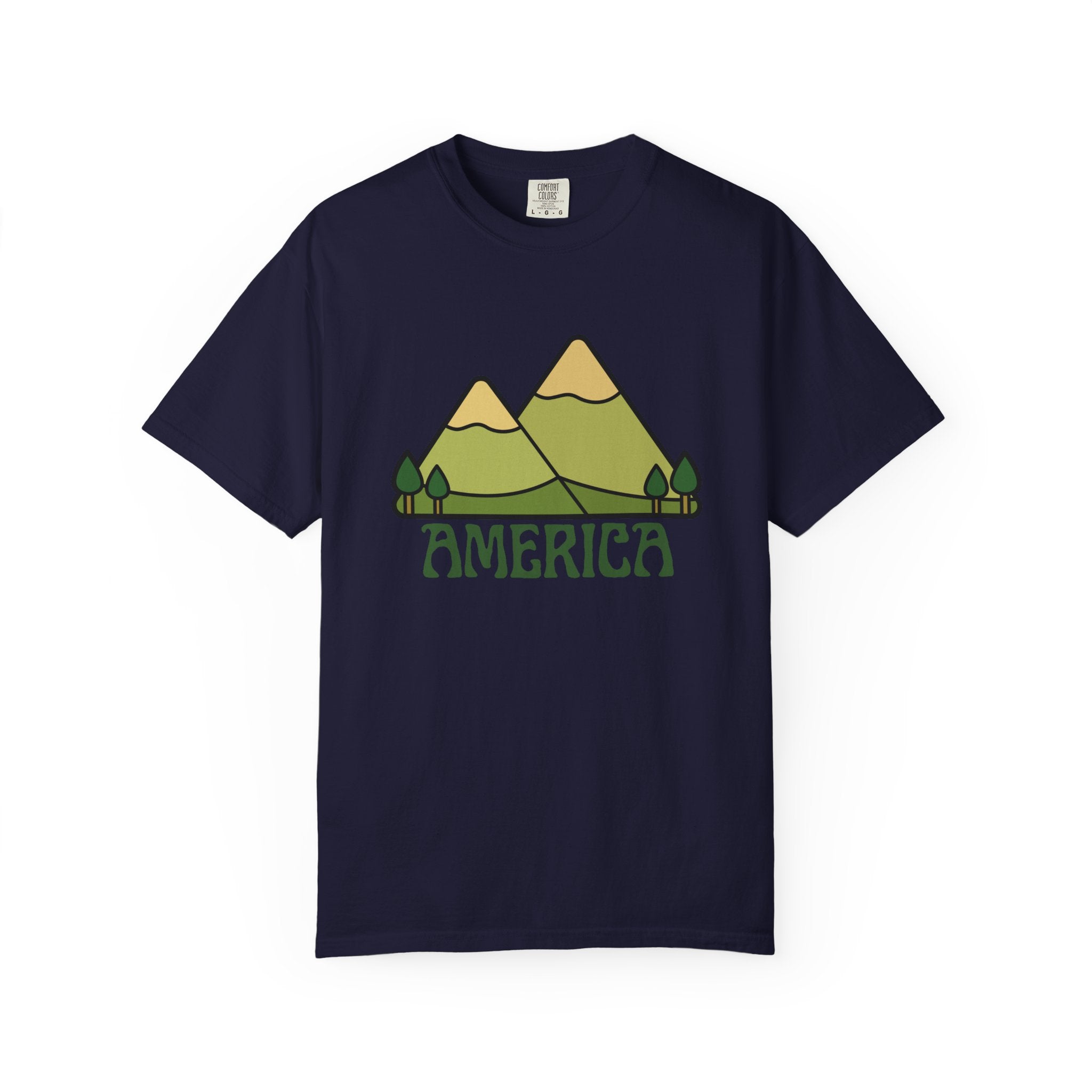 America Mountain Graphic T-Shirt
