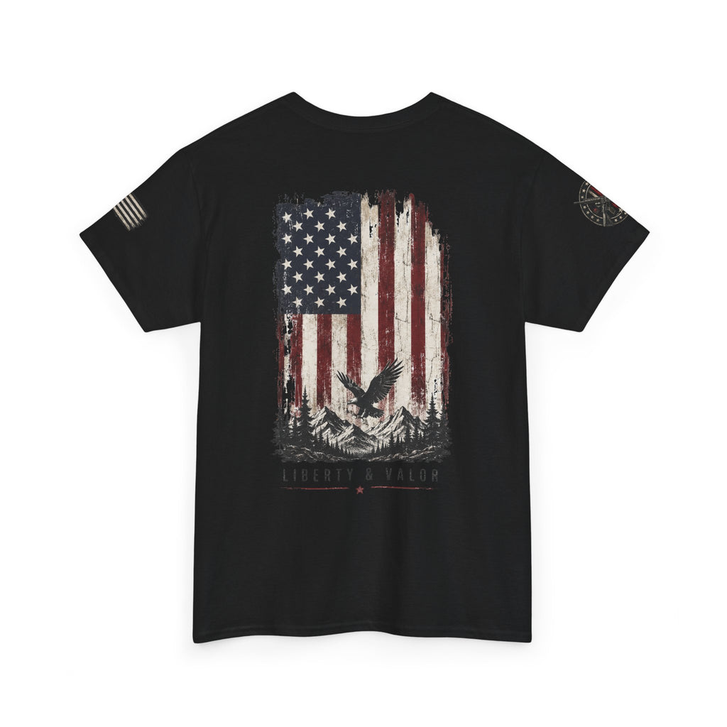 American Flag Eagle Tee — Patriotic Vintage USA Graphic T‑Shirt