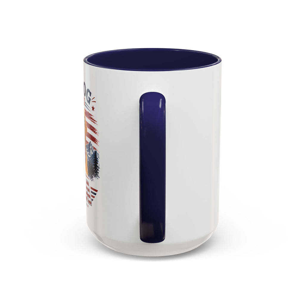 My Dog Loves the USA Accent Coffee Mug — Patriotic Dog Lover Gift