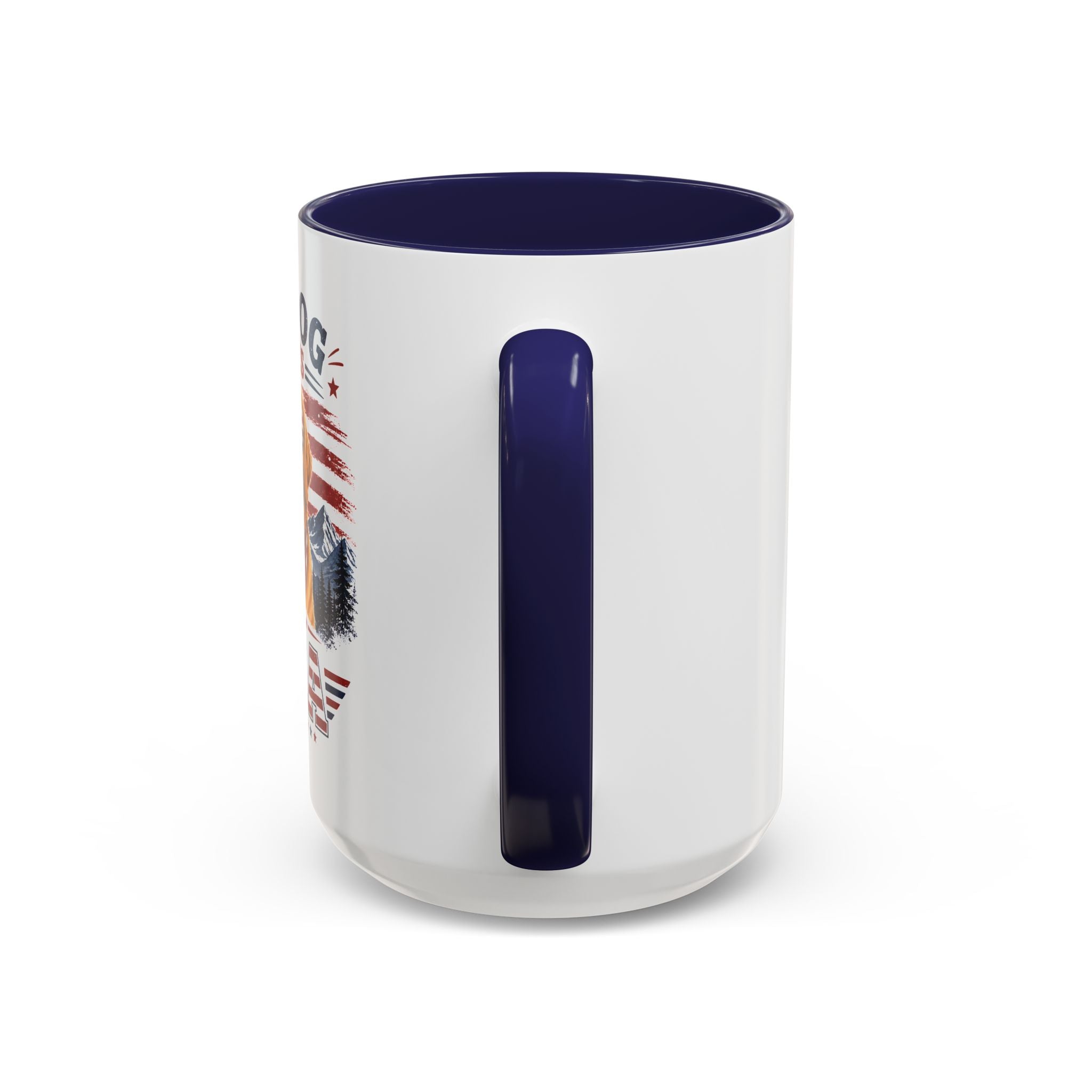My Dog Loves the USA Accent Coffee Mug — Patriotic Dog Lover Gift
