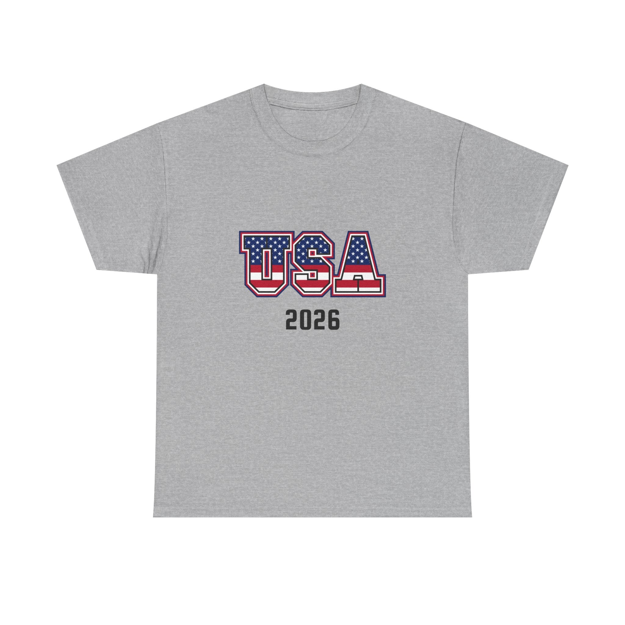USA 2026 Tee — Patriotic American Flag Graphic T-Shirt