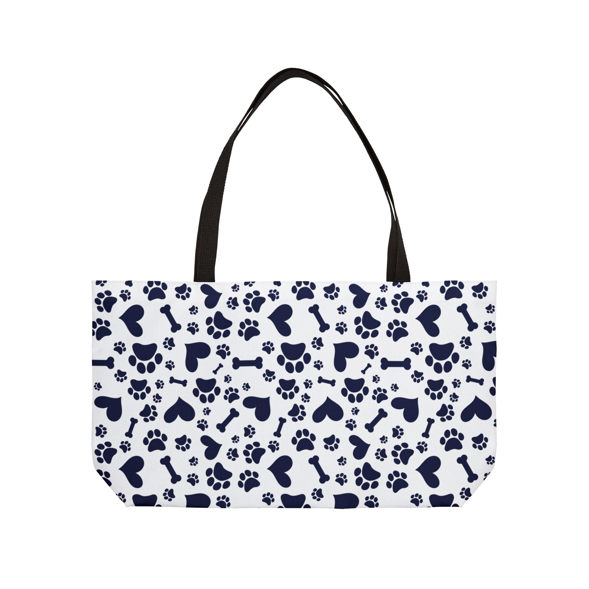 Patriots and Pets Weekender Tote — Paw Print Logo Beach Bag