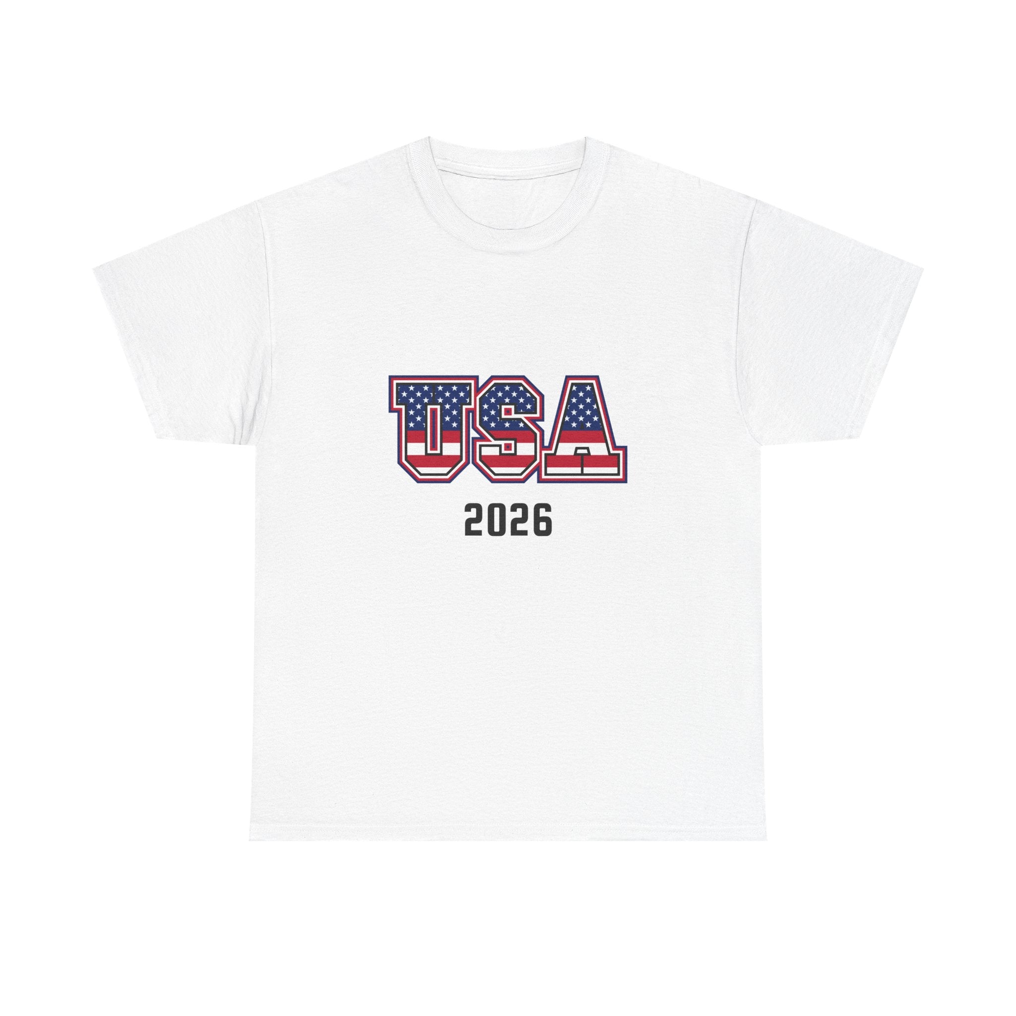 USA 2026 Tee — Patriotic American Flag Graphic T-Shirt