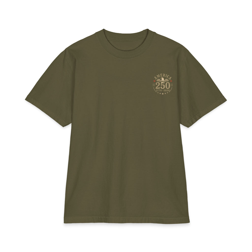 America 250 T-Shirt - 1776-2026 Land of the Free Patriotic Tee