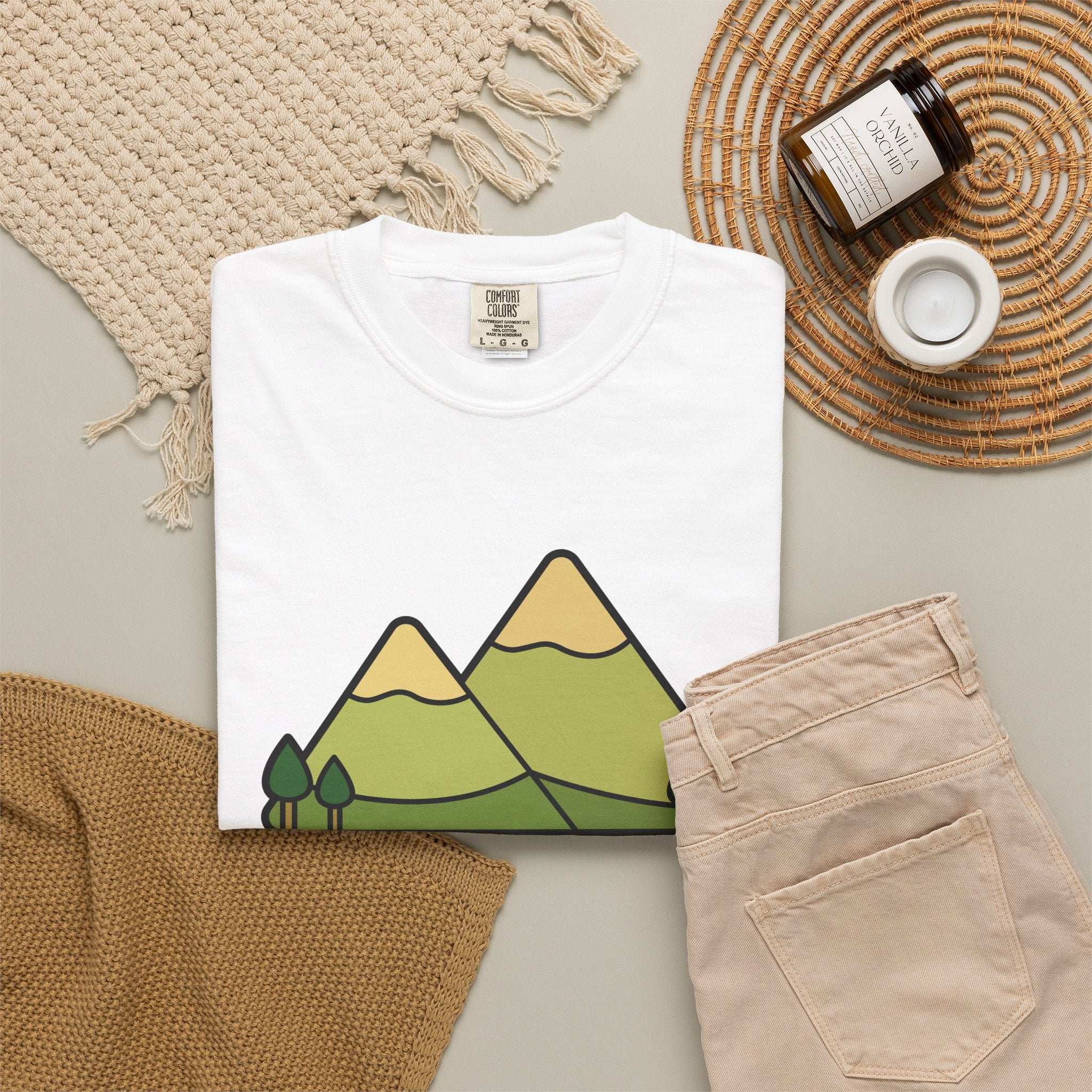 America Mountain Graphic T-Shirt
