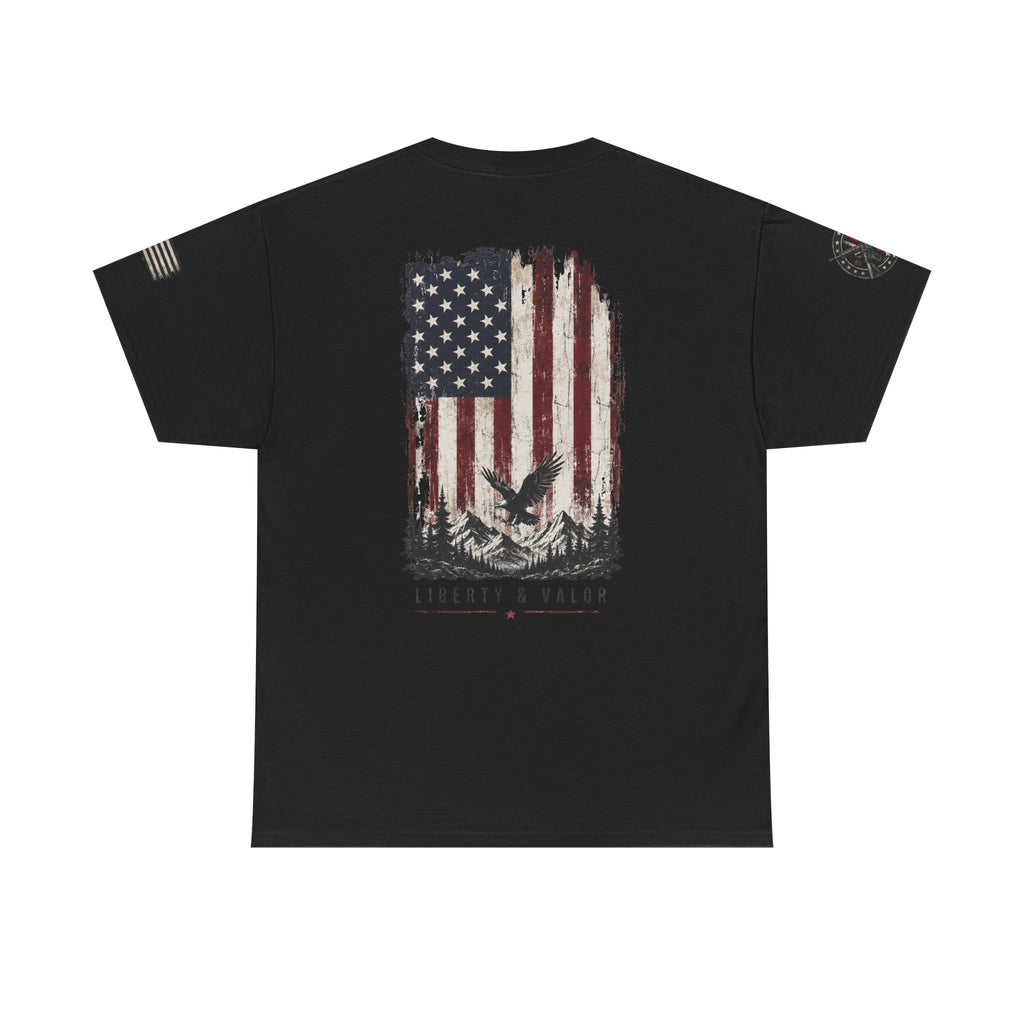 American Flag Eagle Tee — Patriotic Vintage USA Graphic T‑Shirt