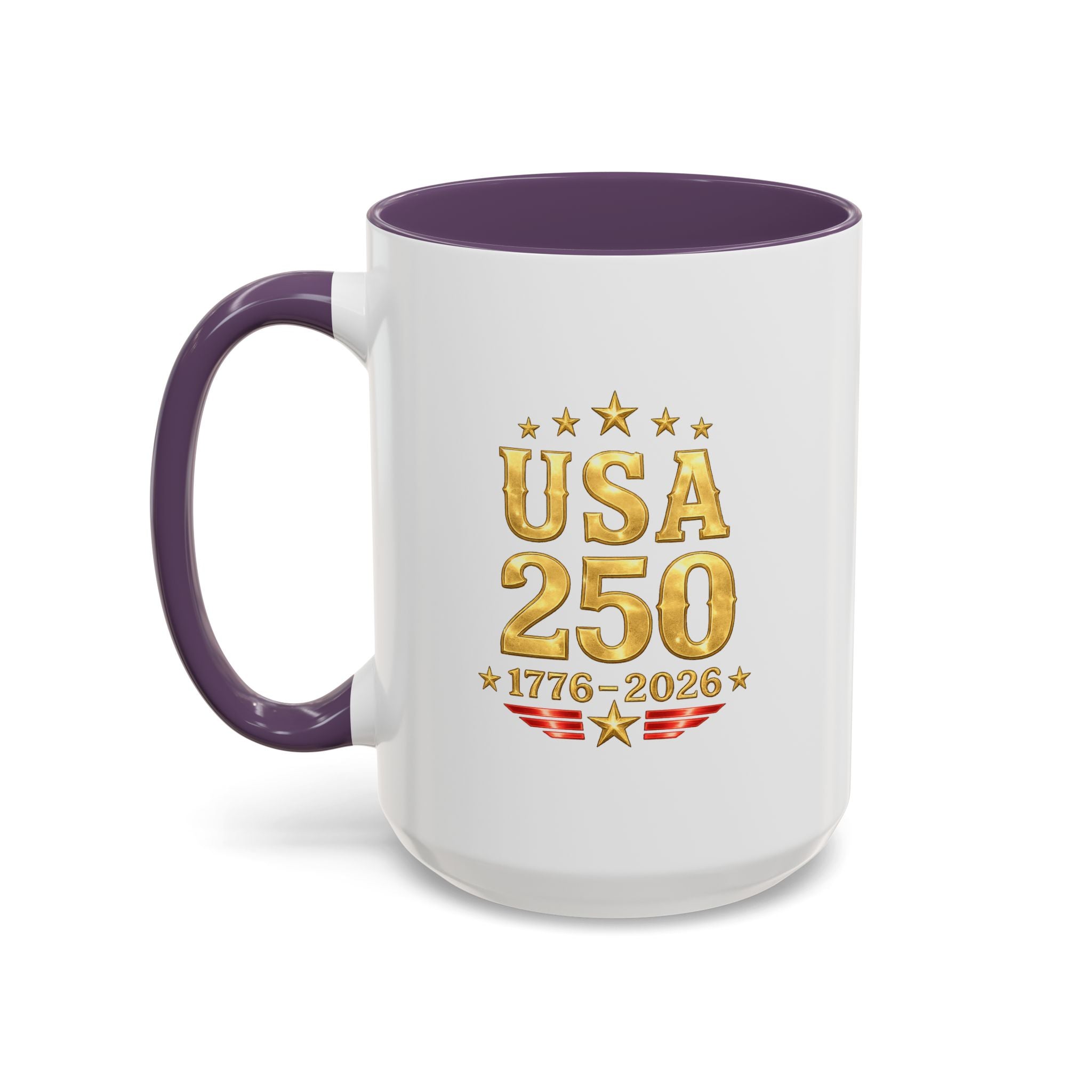 Patriotic Black Cat Accent Coffee Mug (11/15oz)