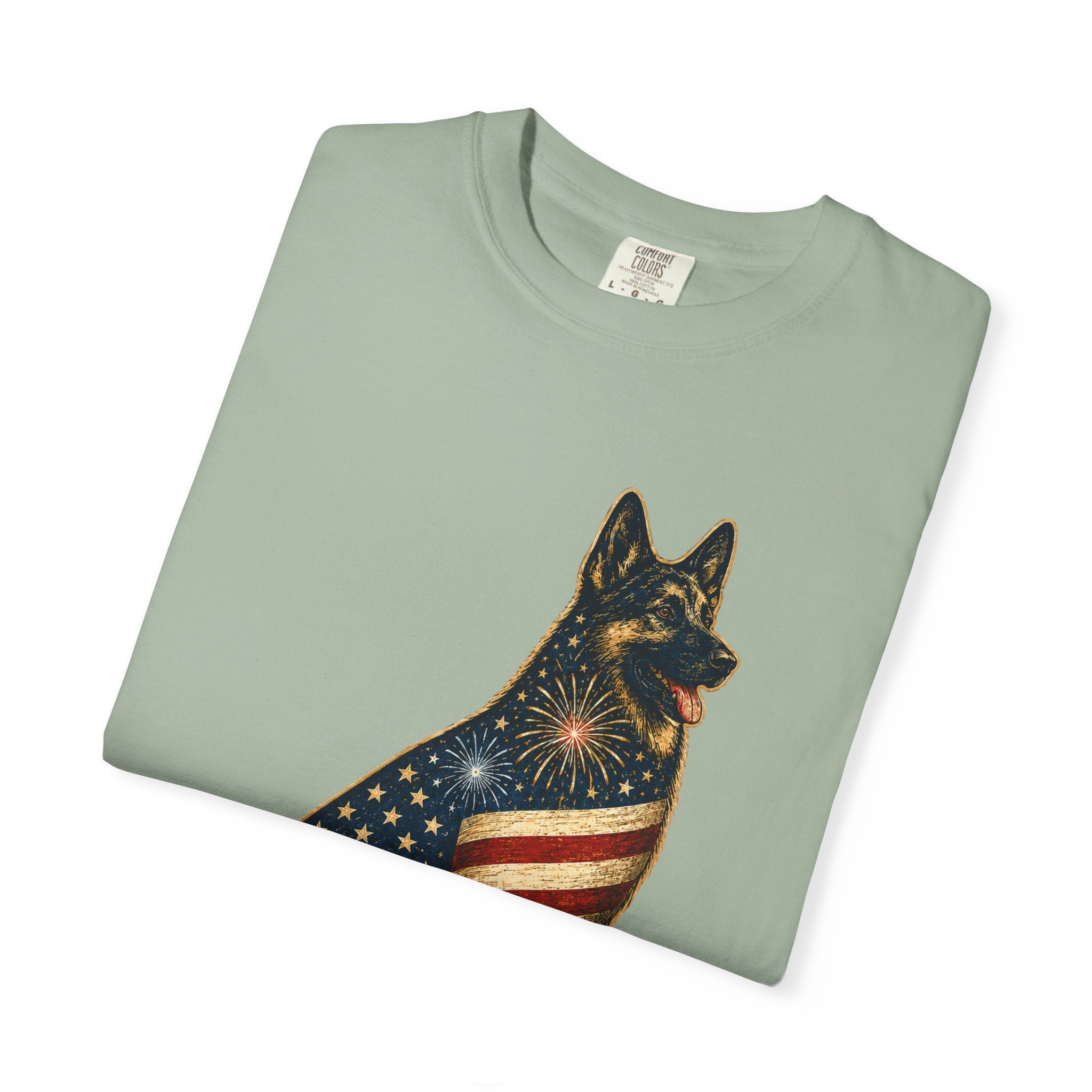America's 250th German Shepherd T‑Shirt — 1776–2026 Patriotic Dog Tee