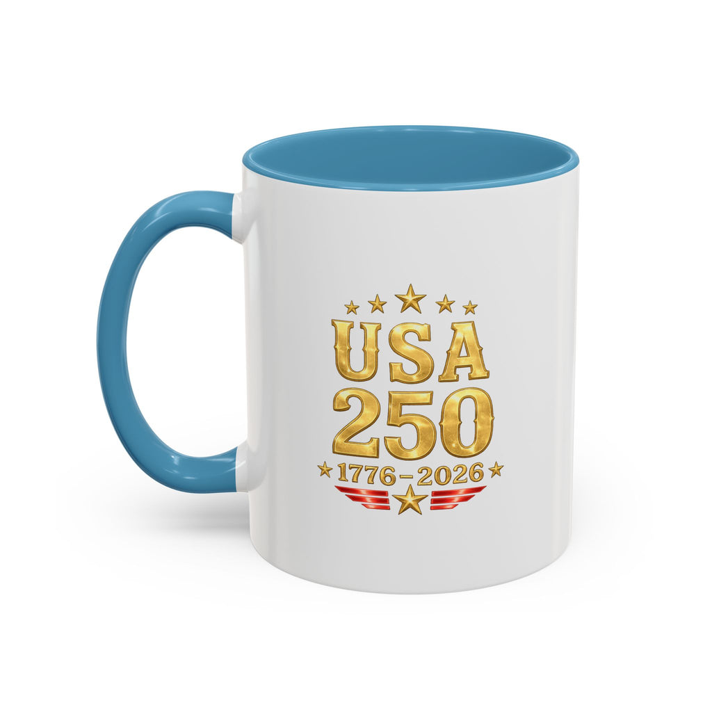 Patriotic Black Cat Accent Coffee Mug (11/15oz)