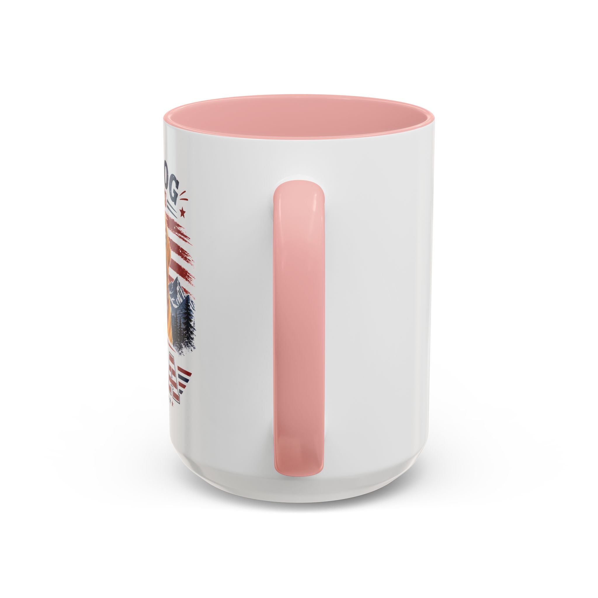 My Dog Loves the USA Accent Coffee Mug — Patriotic Dog Lover Gift