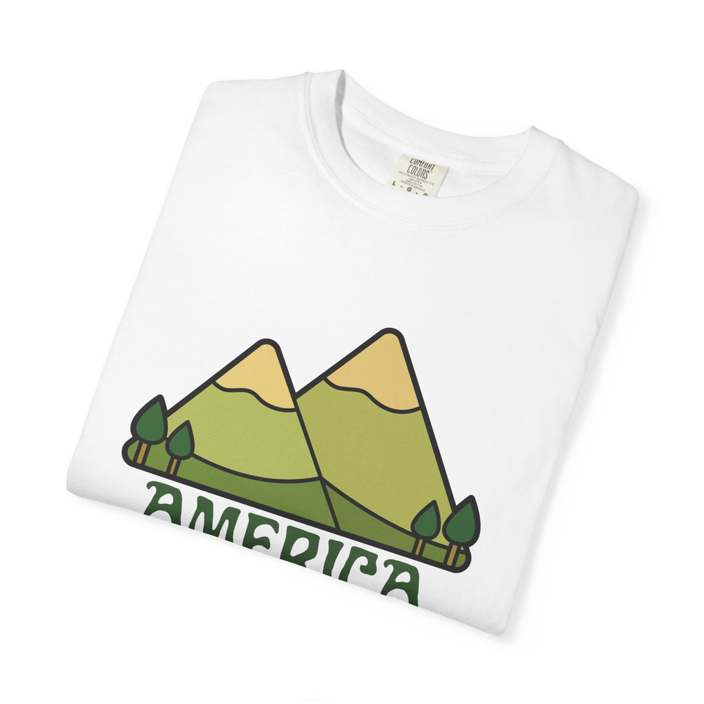 America Mountain Graphic T-Shirt