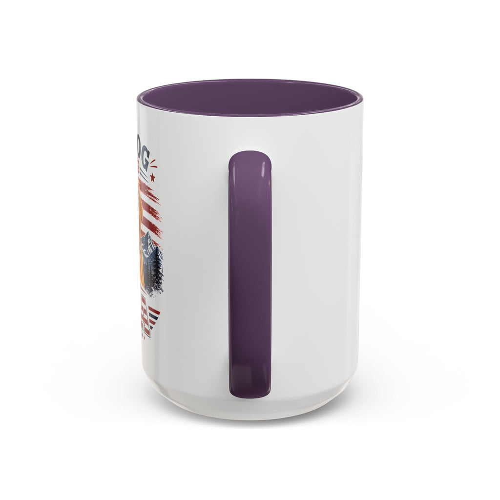 My Dog Loves the USA Accent Coffee Mug — Patriotic Dog Lover Gift