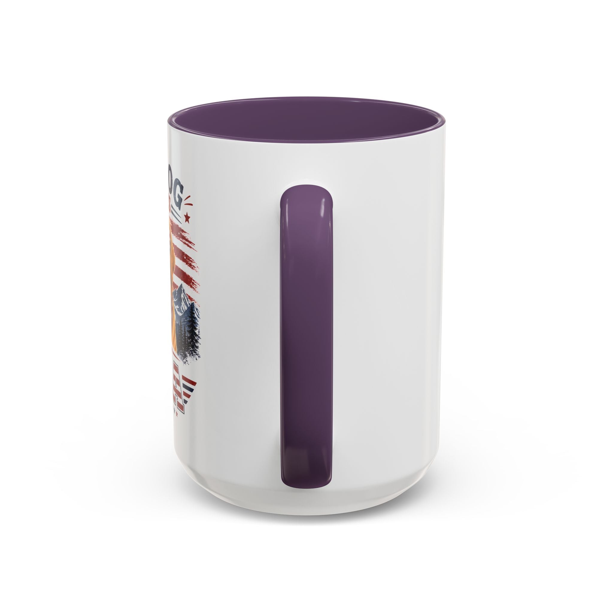 My Dog Loves the USA Accent Coffee Mug — Patriotic Dog Lover Gift